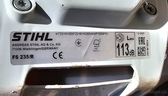 Prodám Křovinořez Stihl FS 235 1 rok starý v záruce - 7