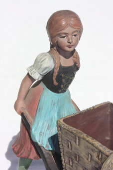 Socha soška figura figurka terakota cca rok 1920 - 7