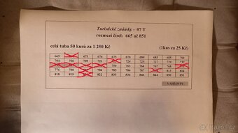 Turistické známky č. 1 - 2635 AKTUALIZACE 13.7.25 - 7