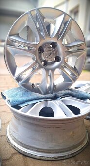 Alu disky Opel originál 16" – 4x100 – výborný stav - 7