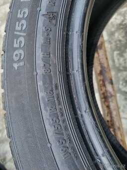 195/55/16 zimni pneu FULDA a CONTINENTAL 195/55 R16 - 7