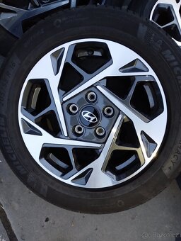 Originál ALU kola Hyundai i30 R16 + letní pneu - 7