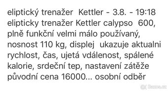 Eliptický trenažer Kettler - 7