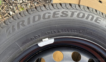 Nové plechové disky 6Jx15 ET45 BRIDGESTONE 185/65 R15 Yaris - 7