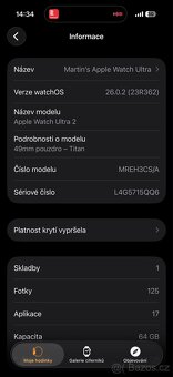 Prodám Apple Watch Ultra 2 - 7
