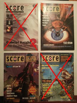 Časopisy SCORE č. 1 - 7