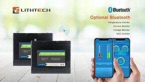 Baterie Lifepo4 12v 100ah Lithtech s Bluetooth - 7
