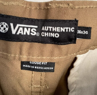 Kalhoty Vans Authentic Chino loose fit 36×34 - 7