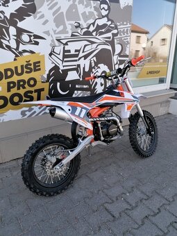 Pitbike Shark 125ccm 17x14 oranžová - 7