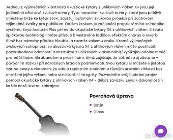 NOVÁ ELEKTOAKUSTICKÁ KYTARA ENYA X4 ACOUSTIC PRO ZÁRUKA - 7