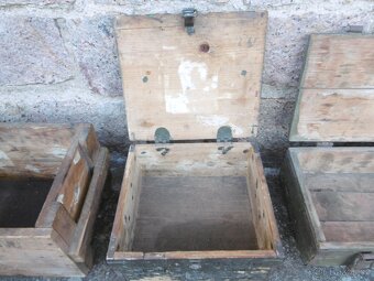 vojenské bedny retro staré - 7