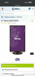 Monitor BenQ GW2765HE, 27 palců, QHD, IPS, 100%sRGB - 7
