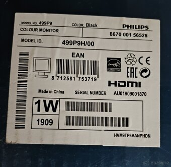 monitor Philips 499P9H 49" - 7