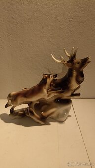 Porcelánová soška - štvanice Royal Dux - 7