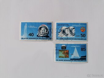 Známky vesmír vzducholodě balóny letadla kosmos - 7