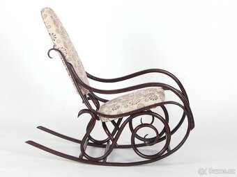 Straožitné houpací křeslo THONET, 1930 - 7