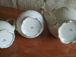 porcelán - konvička, cukřenka, mléčenka - zn. Victoria - 7