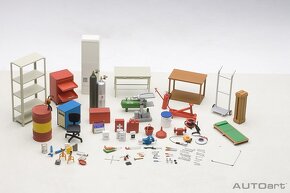 Sada vybavení dílny - diorama 1:18 AUTOart - 7