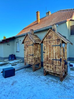 Drěvěná udírna,generátor kouře,topeniště - 7