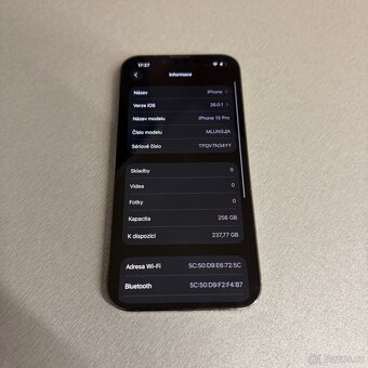 iPhone 13 Pro 256GB šedý, pěkný stav, 12 měsíců záruka - 7