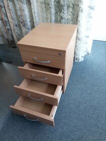 Stůl kancelářský zátěžový kovová podnož + kontejner - 7