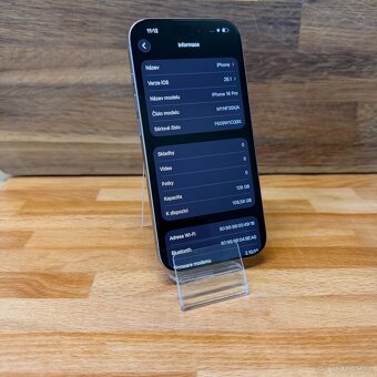 IPhone 16 Pro 128GB, pouštní Titan, 96% baterie (záruka) - 7