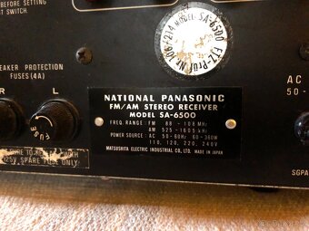 National Panasonic sa-6500 (Technics) - 7