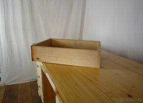 Psací stůl dřevěný - 7