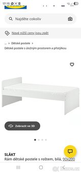 Prodám postel Ikea Släkt - 7