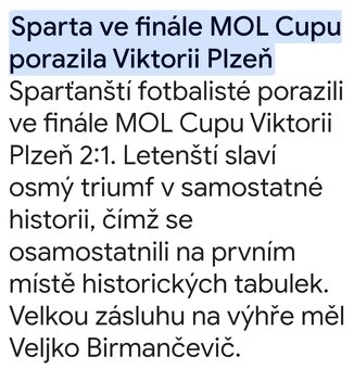 2x Šála AC SPARTA PRAHA - Finále Poháru MOL CUP. - 7