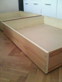 2 šuplíky na kolečkách - úložný prostor pod postel, - 7