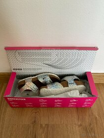 Sandále Birkenstock RIO MF stříbrná barva vel. 25 (160 mm) - 7