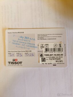 hodinky TISSOT T006.407 - 7