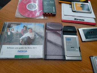 8x PCMCIA karty (LAN, WiFi apod...) - 7