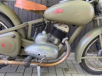 Jawa 250 pérák,typ 11,voják - 7