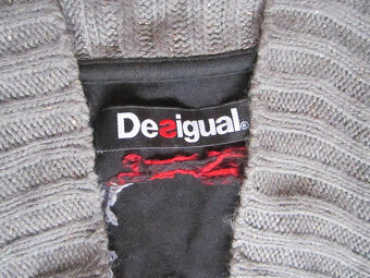 Svetr / mini šaty zn. Desigual, délka 85 cm - 7