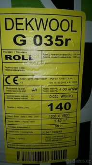 Izolační vata 035, 5-15cm. - 7