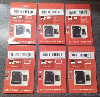 NOVÉ MicroSD Paměťové karty 512GB,256GB + Adaptér - 7