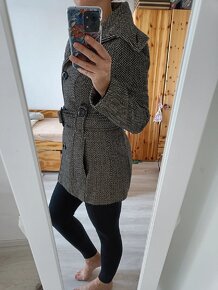 Zimní vlněný kabát, vel. M - 7