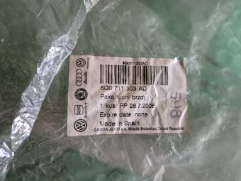 páka ruční brzdy pro bubnovou brzdu Škoda Fabia - 7