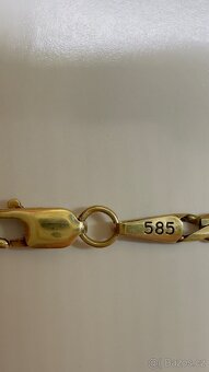 Zlatý řetízek 585 - 7