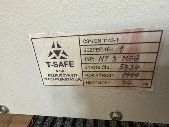 TREZOR, NÁBYTKOVÝ TREZOR, SEJF - JAKO NOVÝ - - 7