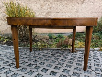 Art Deco jídelní rozkládací stůl Jindřich Halabala - 7