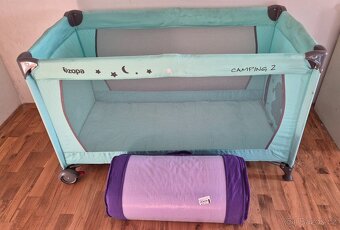 Cestovní postýlka Zopa Camping 2 + matrace - 7