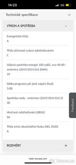 Malá tichá úsporná pračka Haier HW50-BP12307 - 7