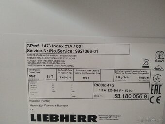 Mrazák Liebherr GPesf 1476 - 7