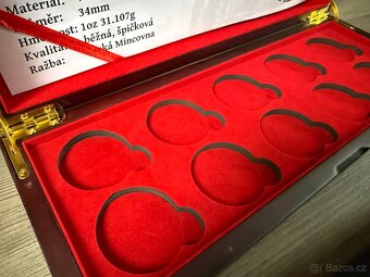 Etue pro zlaté mince ČNB 1oz mimořádná ražba Hus Bula Václav - 7