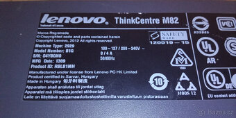 Stolní počítač Lenovo ThinkCentre M82 - 7