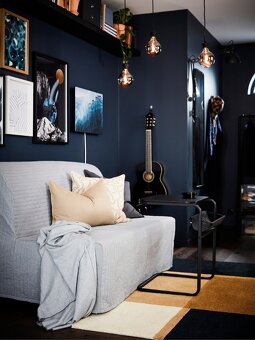 REZERVACE Rozkládací pohovka IKEA Lycksele 140x190cm - 7