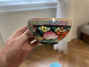 Čajový servis - porcelánový barevný - 7